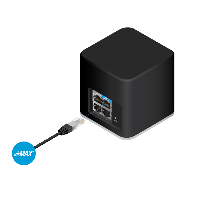 Ubiquiti Networks airCube 300 Mbit/s Power over Ethernet (PoE) Preto