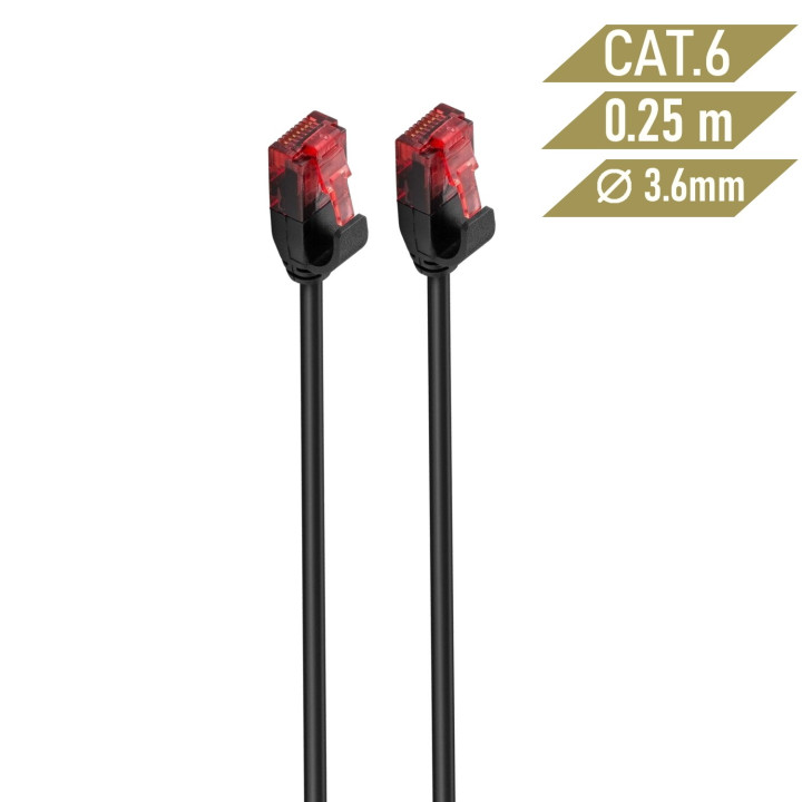 Ewent IM1048 cabo de rede 5 m Cat6 U UTP (UTP) Preto