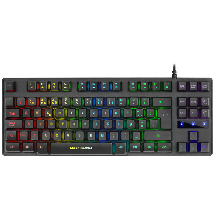 Mars Gaming MKTKL teclado USB QWERTY Português Preto