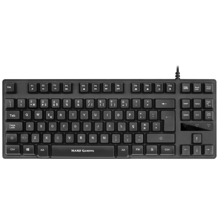 Mars Gaming MKTKL teclado USB QWERTY Português Preto
