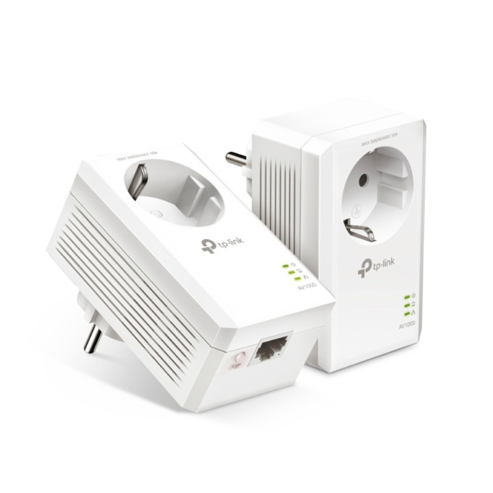 TP-LINK TL-PA7017P KIT adaptador de rede elétrica 1000 Mbit s Ethernet LAN Branco 2 unidade(s)