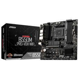 MSI B550M PRO-VDH WIFI Socket AM4 Micro ATX AMD B550