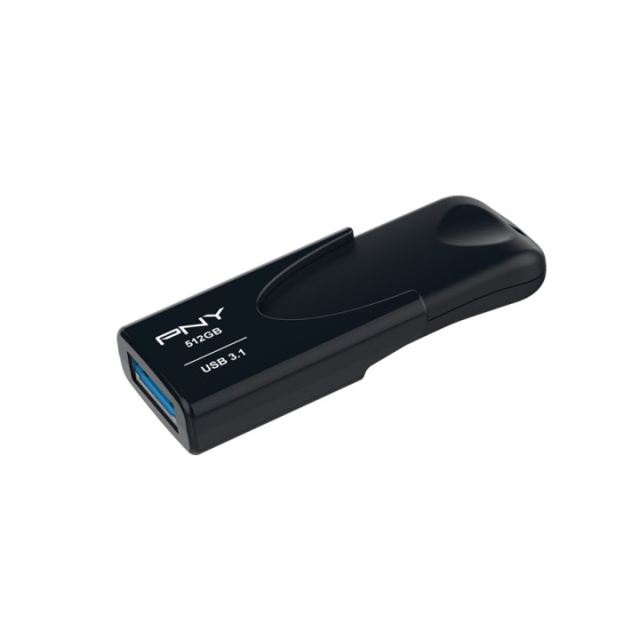 PNY Attache 4 unidade de memória USB 512 GB USB Type-A 3.2 Gen 1 (3.1 Gen 1) Preto