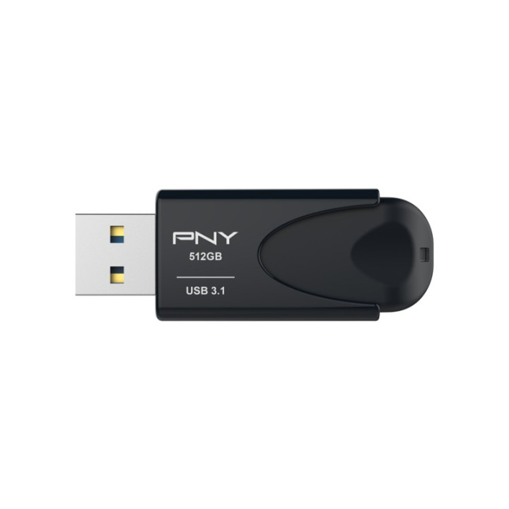 PNY Attache 4 unidade de memória USB 512 GB USB Type-A 3.2 Gen 1 (3.1 Gen 1) Preto
