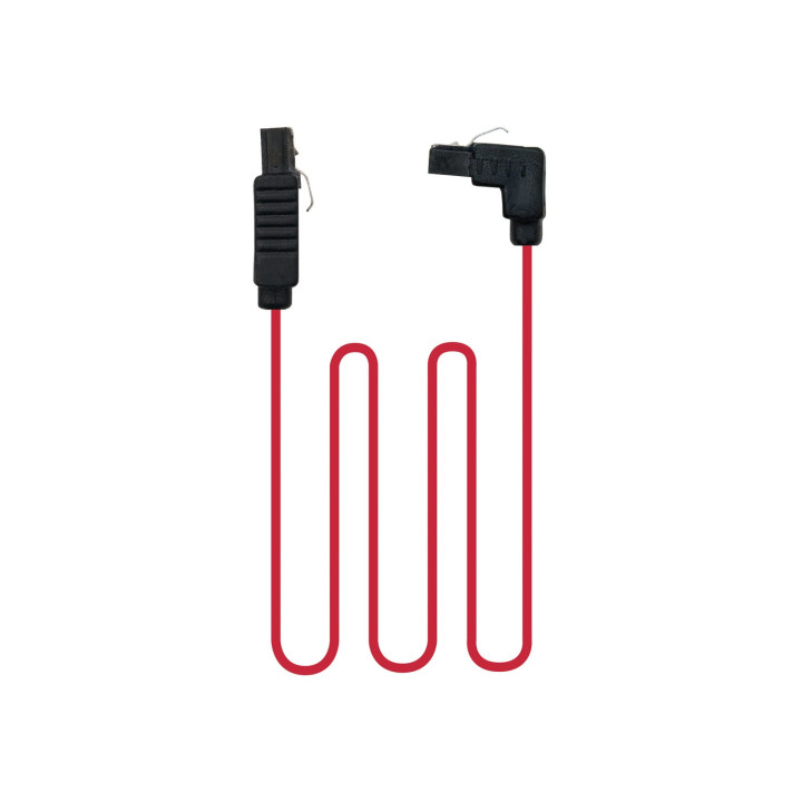 Nanocable 10.18.0301 cabo SATA 0,5 m Preto, Vermelho