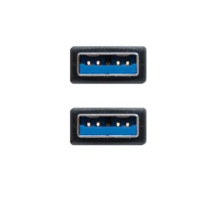 Nanocable 10.01.1002-BK cabo USB 2 m 3.2 Gen 1 (3.1 Gen 1) USB A Preto