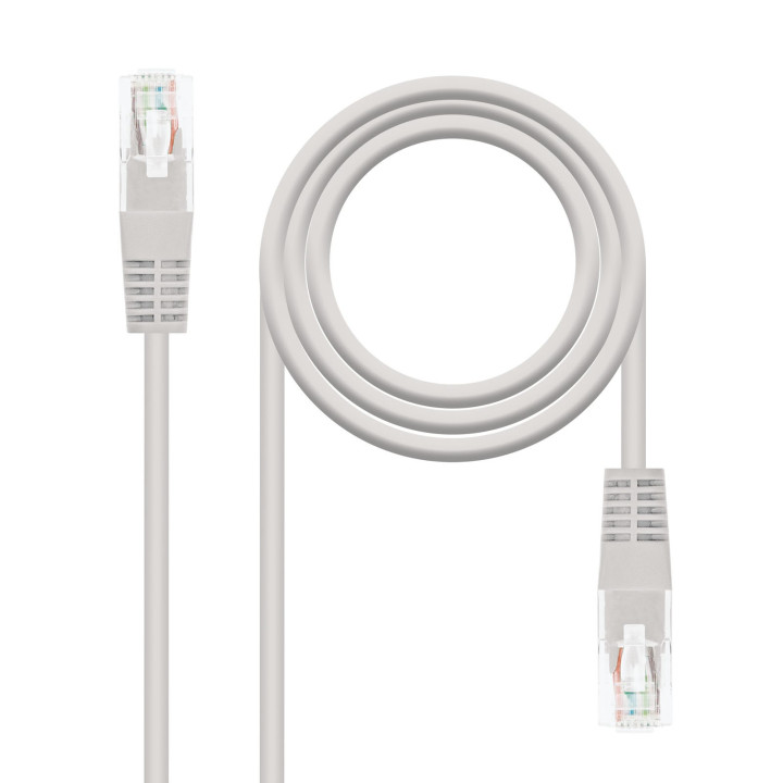 Nanocable 10.20.0410 cabo de rede 10 m Cat6e U UTP (UTP) Cinzento