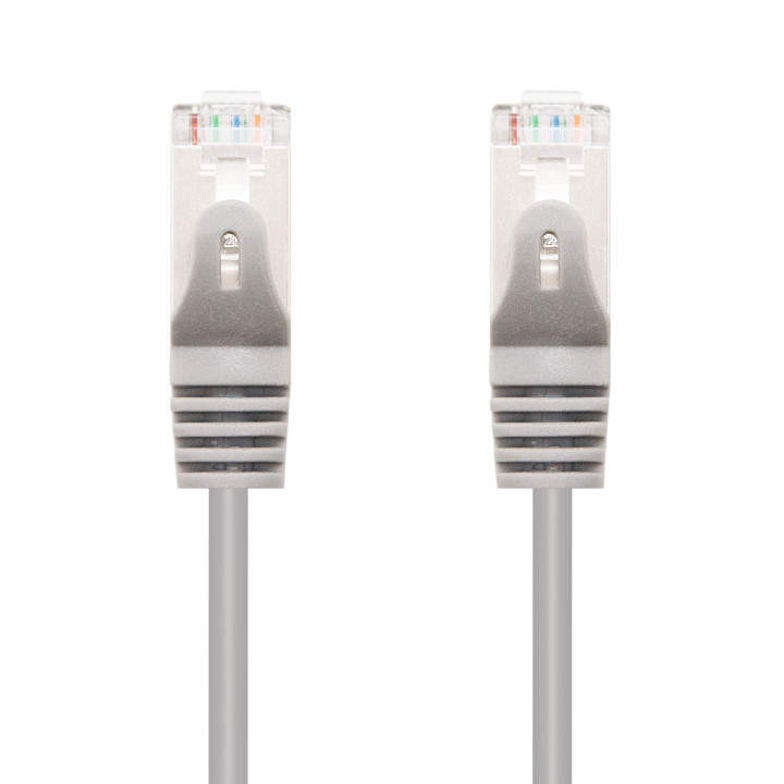 Nanocable 10m Cat6e cabo de rede F UTP (FTP) Cinzento