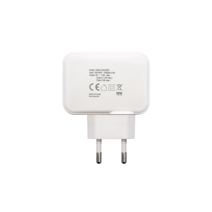 TooQ TQWC-2SC02WT carregador de dispositivos móveis interior Branco