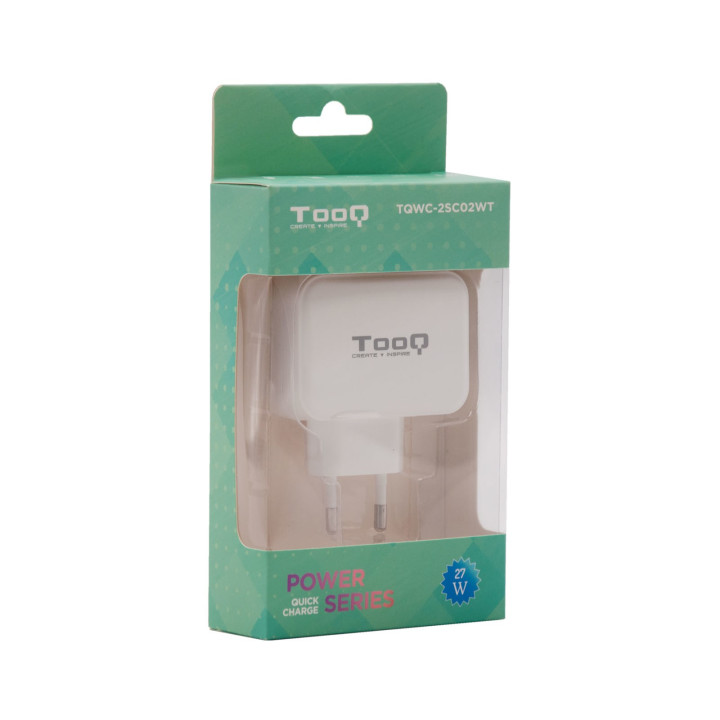 TooQ TQWC-2SC02WT carregador de dispositivos móveis interior Branco