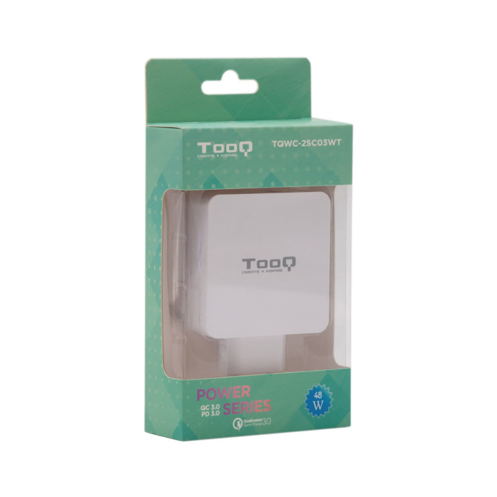 TooQ TQWC-2SC03WT carregador de dispositivos móveis interior Branco