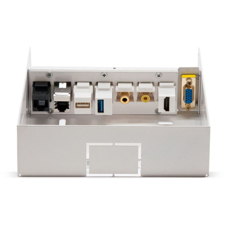 Nanocable Caixa de Junção VGA+HDMI+JACK3.5+RCA+2xUSB+2xRJ45 Branco