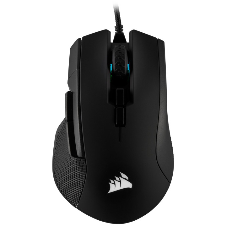 Corsair IRONCLAW RGB rato USB Type-A 18000 DPI mão direita