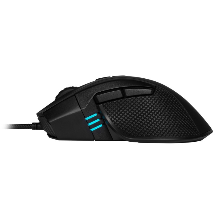 Corsair IRONCLAW RGB rato USB Type-A 18000 DPI mão direita