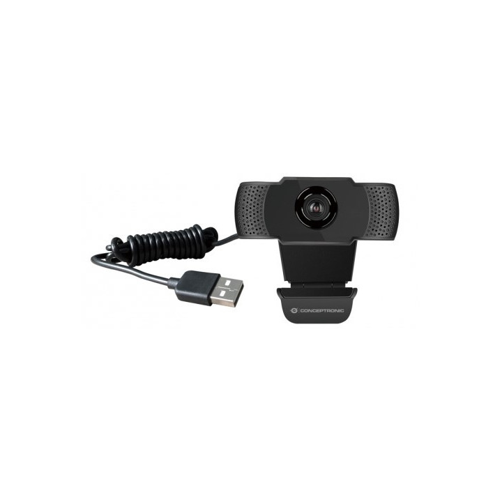 Webcam CONCEPTRONIC AMDIS 1080P Full HD Webcam + Microphone