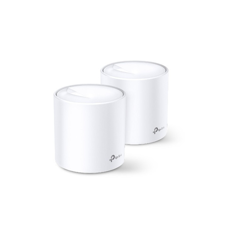 TP-LINK Deco X20 (2-pack) router sem fios Dual-band (2,4 GHz   5 GHz) Gigabit Ethernet Branco