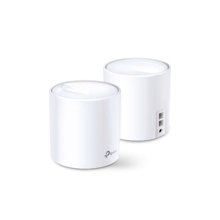 TP-LINK Deco X20 (2-pack) router sem fios Dual-band (2,4 GHz   5 GHz) Gigabit Ethernet Branco