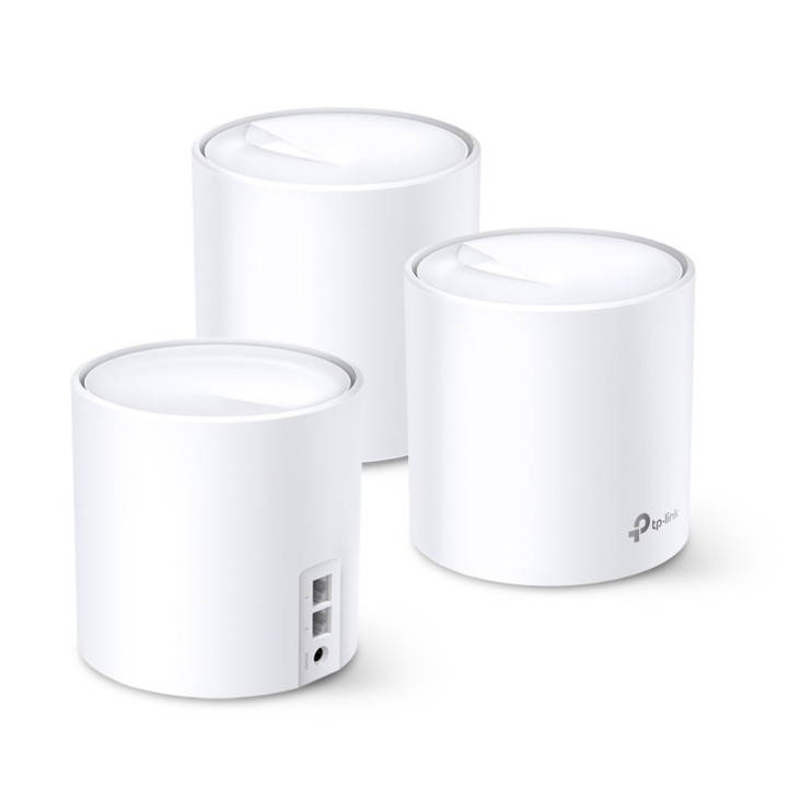 TP-LINK Deco X20(3-pack) router sem fios Dual-band (2,4 GHz   5 GHz) Gigabit Ethernet Branco