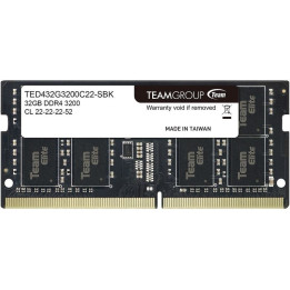 Team Group SO-DIMM 32GB DDR4 3200MHz Elite CL22