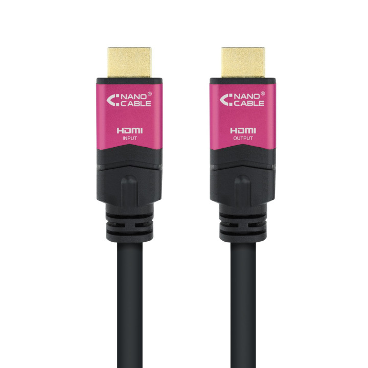 Nanocable 10.15.3730 cabo HDMI 30 m HDMI Type A (Standard) Preto, Rosa