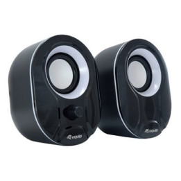 Equip 245333 altifalante 3 W Preto, Branco Com fios