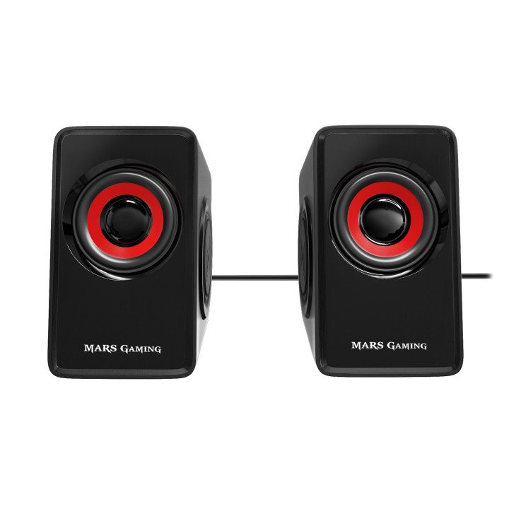 Mars Gaming MS1 altifalante 10 W Preto, Vermelho Com fios
