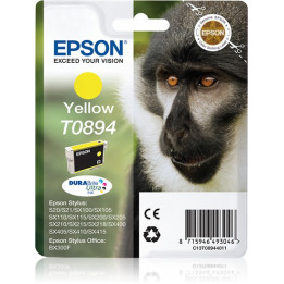 Epson Monkey Tinteiro Amarelo T0894 Tinta DURABrite Ultra (c alarme RF+AM)