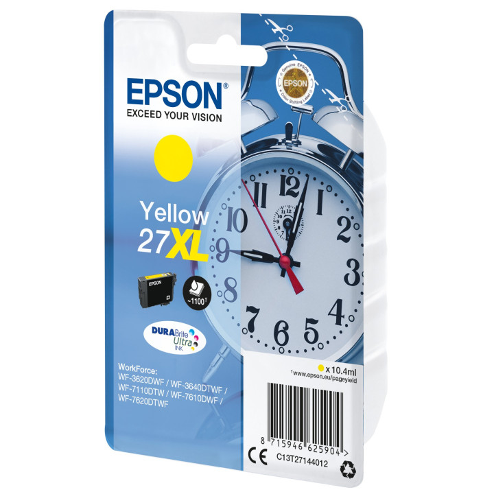 Epson Alarm clock C13T27144012 tinteiro Original Amarelo 1 unidade(s)