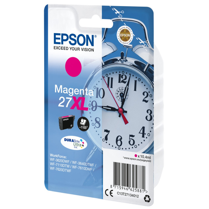 Epson Alarm clock C13T27134012 tinteiro Original Magenta 1 unidade(s)