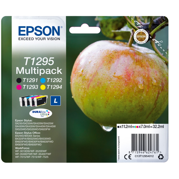 Epson Apple T1295 Original Preto, Ciano, Magenta, Amarelo 1 unidade(s)