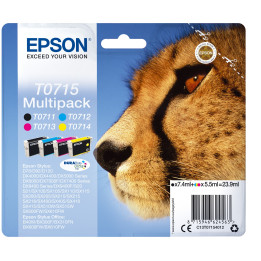 Epson T0715 Original Preto, Ciano, Magenta, Amarelo 1 unidade(s)