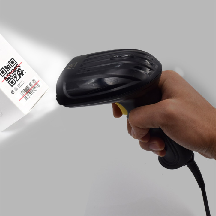 Ewent EW3410 leitor de código de barras Leitor de código de barras portátil 2D LED Preto