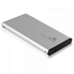 Ewent EW7041 Caixa para Discos Rígidos 2.5" Alumínio, Preto Energia por USB