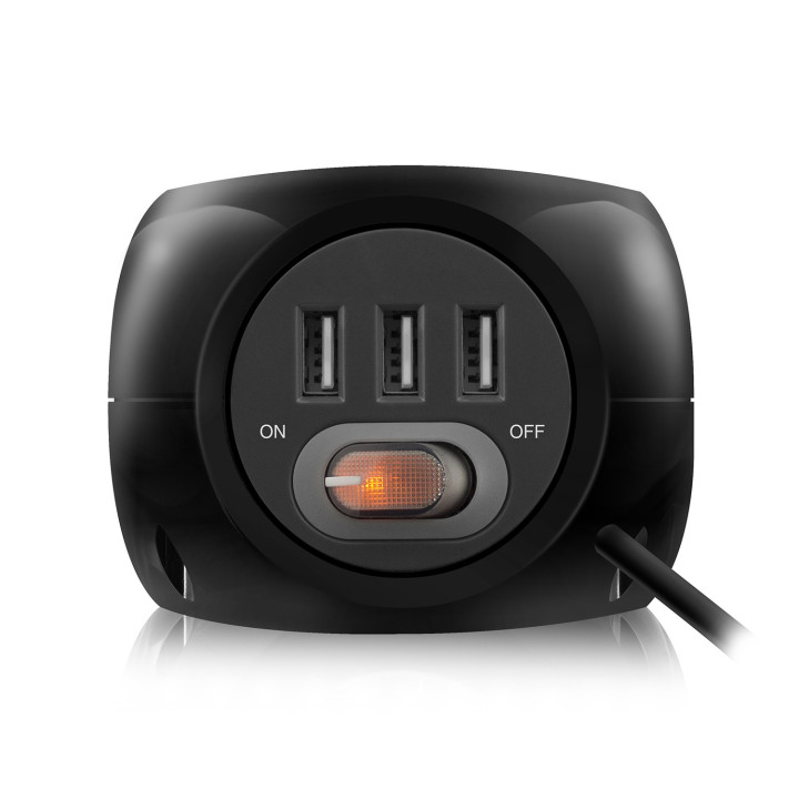 Ewent EW3938 adaptador e transformador Interior Preto