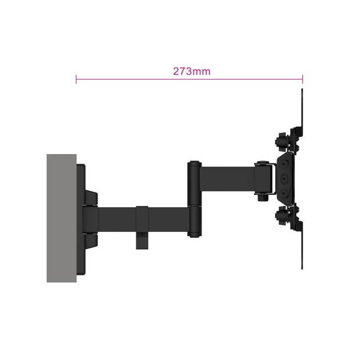 Ewent EW1522 suporte para TV 106,7 cm (42") Preto
