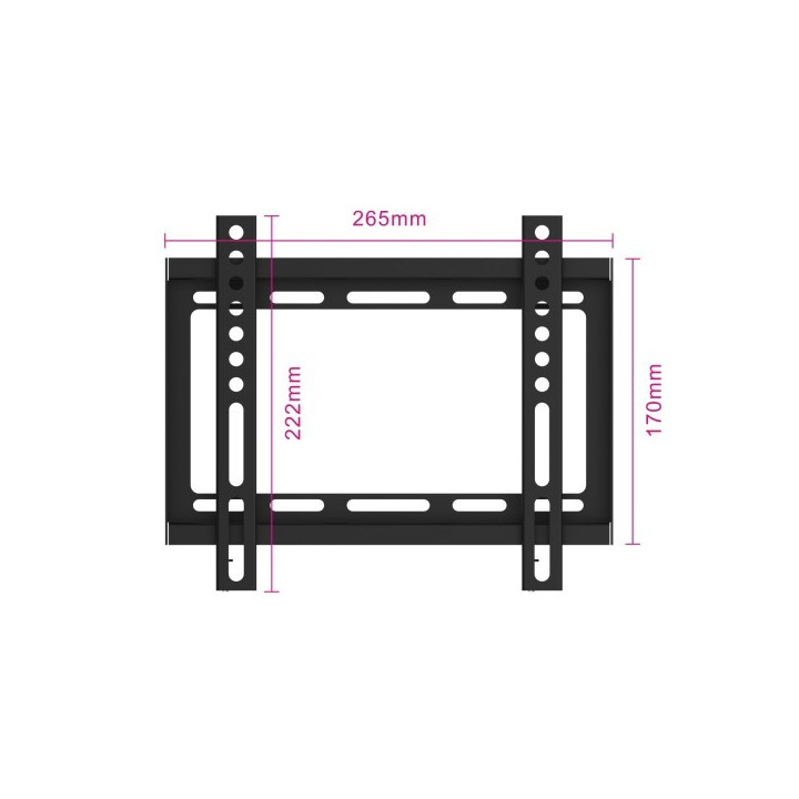 Ewent EW1501 suporte para TV 106,7 cm (42") Preto