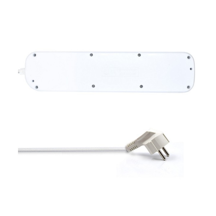 Ewent EW3932-3M estabilizador de corrente 6 tomada(s) CA Branco