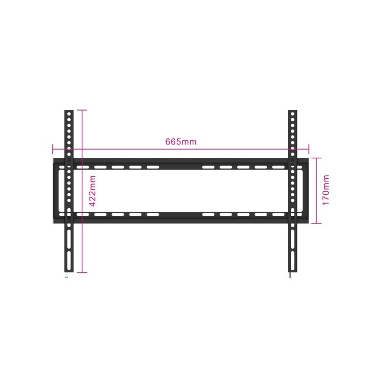 Ewent EW1503 suporte para TV 177,8 cm (70") Preto