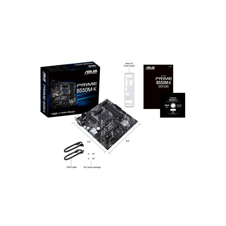 ASUS PRIME B550M-K Socket AM4 Micro ATX AMD B550