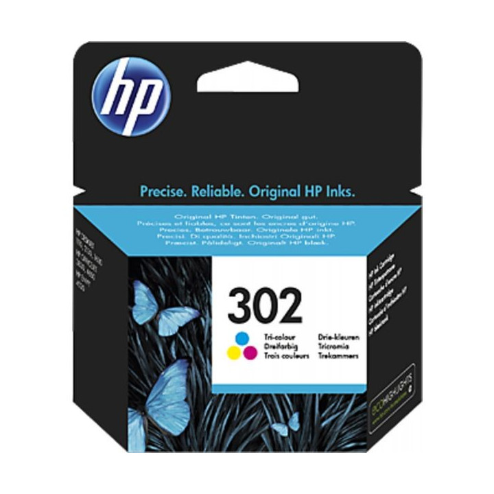 HP 302 Tri-color Original Ink Cartridge