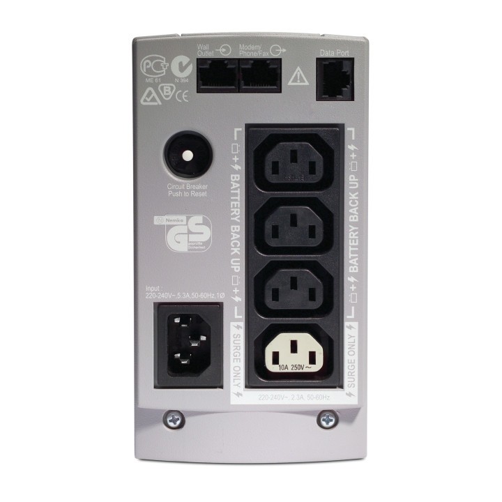 APC Back- UPS Em espera (Offline) 500 VA 300 W 4 tomada(s) CA