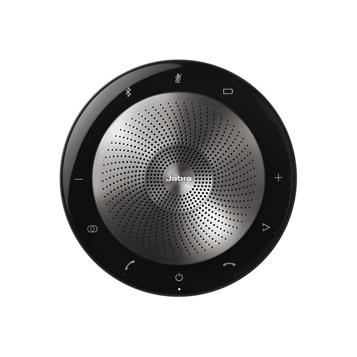 Jabra Speak 710 MS telefone de conferência Universal Preto, Prateado USB Bluetooth