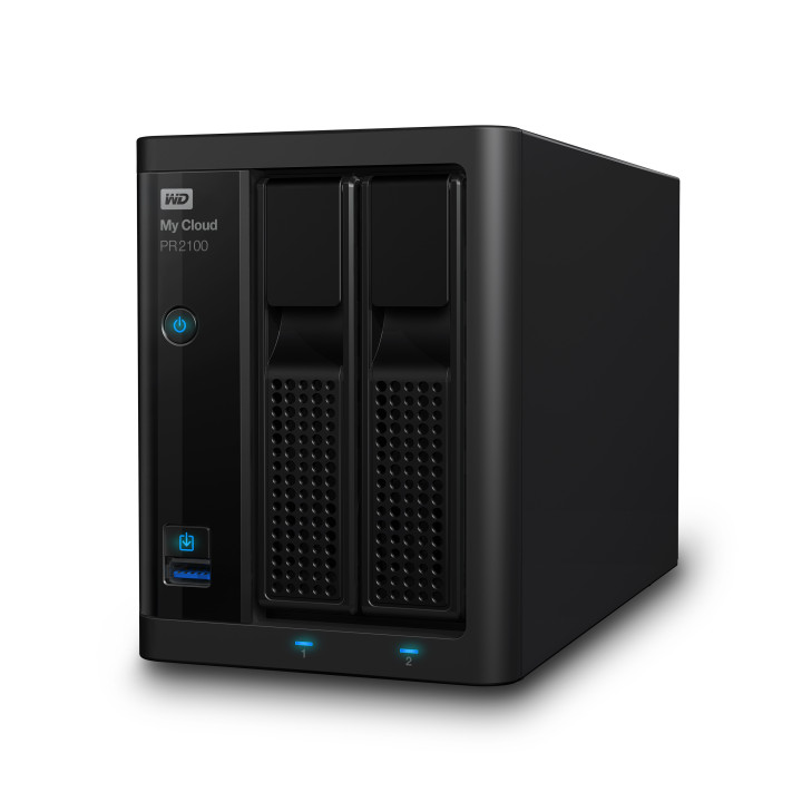 Western Digital My Cloud PR2100 N3710 Ethernet LAN PC Preto NAS