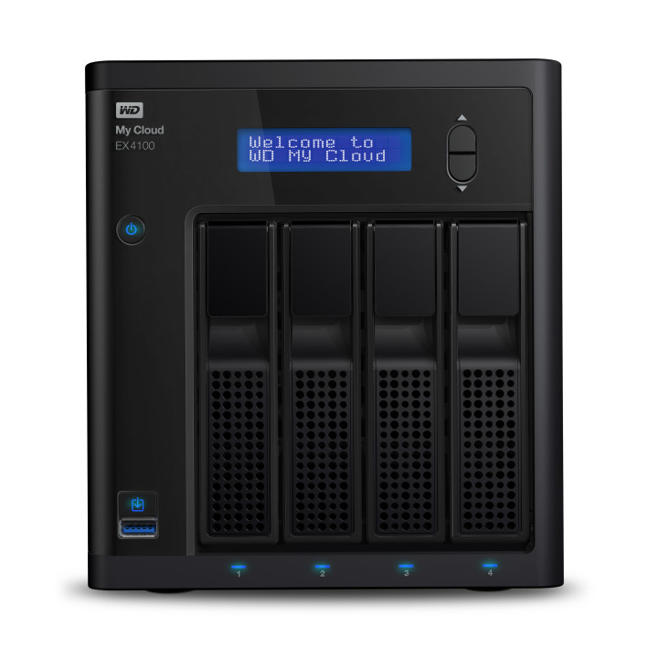 Western Digital My Cloud EX4100 Armada 388 Ethernet LAN PC Preto NAS