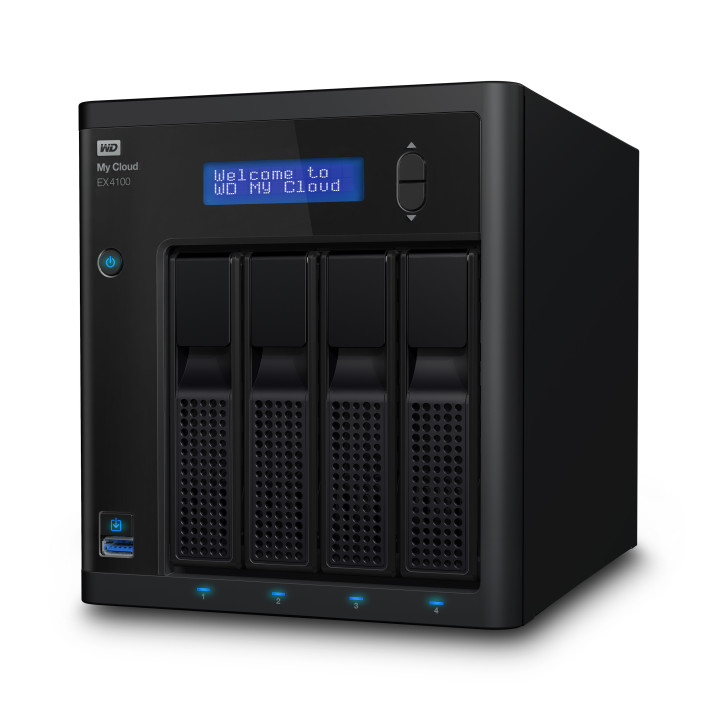 Western Digital My Cloud EX4100 Armada 388 Ethernet LAN PC Preto NAS