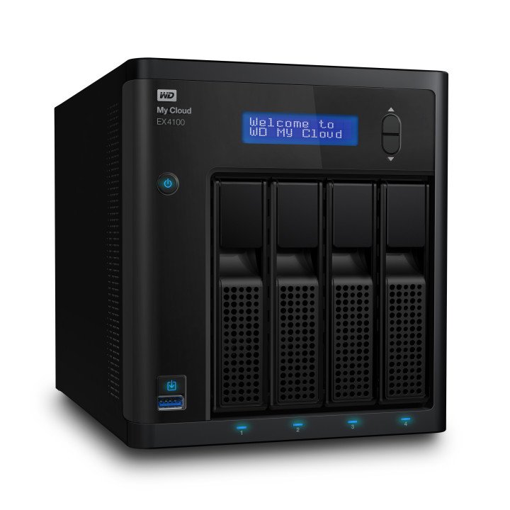 Western Digital My Cloud EX4100 Armada 388 Ethernet LAN PC Preto NAS