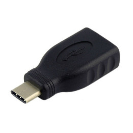 AISENS A108-0323 cabo de interface adaptador de género USB-C USB-A Preto