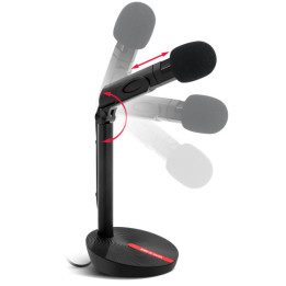 Spirit of Gamer MIC-EKO microfone Microfone para consola de jogos Preto
