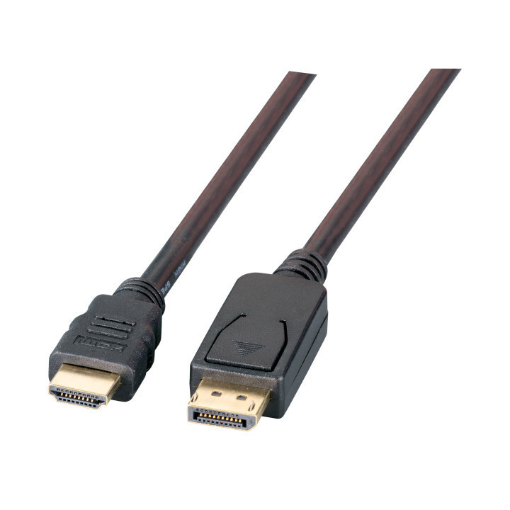 EFB Elektronik K5561SW.2V2 cabo DisplayPort 2 m HDMI Preto