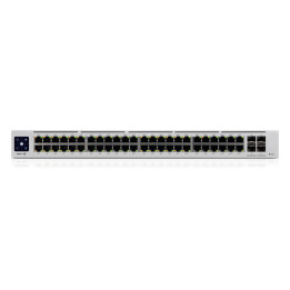 Ubiquiti Networks UniFi Pro 48-Port PoE Gerido L2 L3 Gigabit Ethernet (10 100 1000) Prateado 1U Power over Ethernet (PoE)
